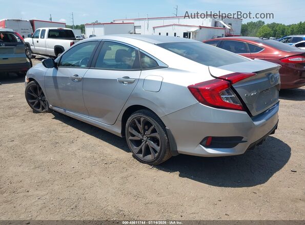 19XFC2F85LE214813 2020 HONDA CIVIC Silver Trasero izquierdo