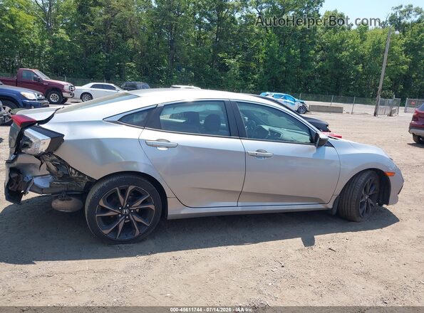 19XFC2F85LE214813 2020 HONDA CIVIC Silver Vista del cuadro de instrumentos