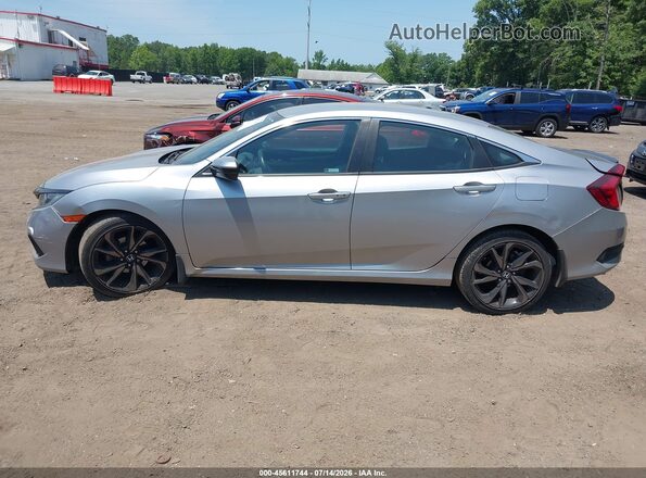 19XFC2F85LE214813 2020 HONDA CIVIC Silver Vista interior trasera