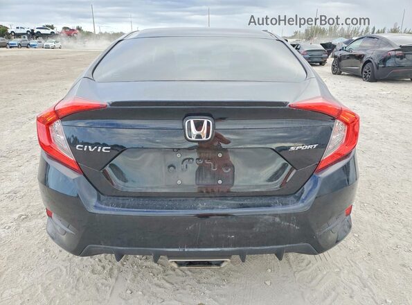 19XFC2F85ME200931 2021 HONDA CIVIC Black Rear view