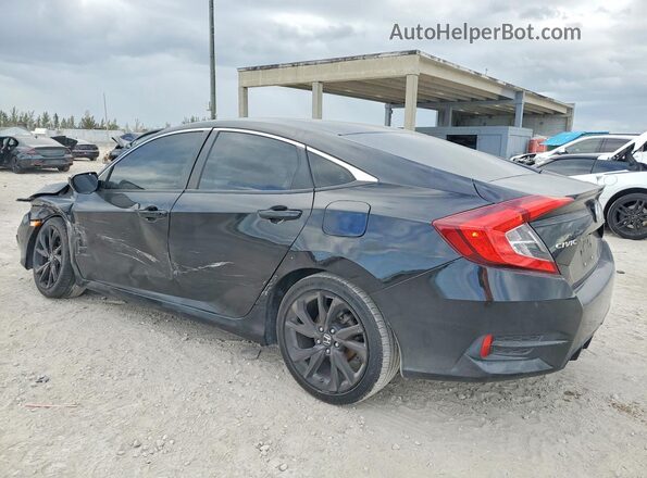 19XFC2F85ME200931 2021 HONDA CIVIC Black Rear left