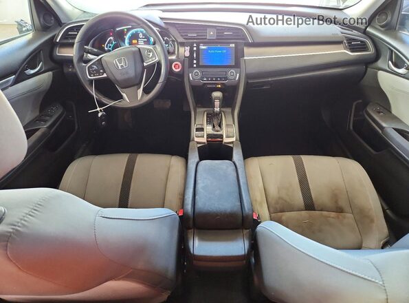 19XFC2F86HE024414 2017 HONDA CIVIC Blue წინა პანელის ხედი