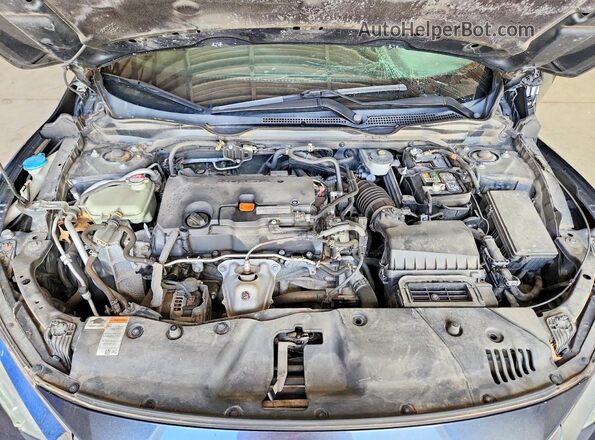 19XFC2F86HE024414 2017 HONDA CIVIC Blue უკანა სალონის ხედი