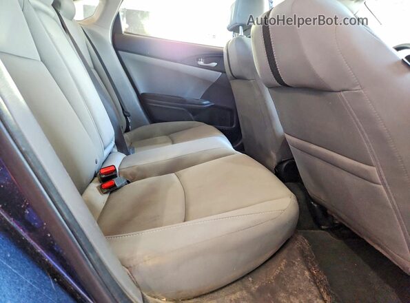 19XFC2F86HE024414 2017 HONDA CIVIC Blue უკანა სავარძლების ხედი