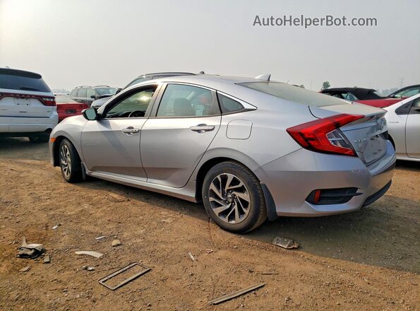 19XFC2F86HE055419 2017 HONDA CIVIC Silver Rear left