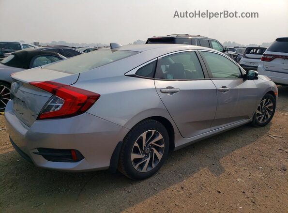 19XFC2F86HE055419 2017 HONDA CIVIC Silver Rear right