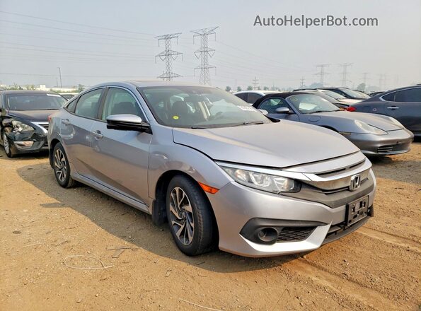 19XFC2F86HE055419 2017 HONDA CIVIC Silver Front right