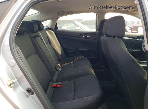 19XFC2F86HE055419 2017 HONDA CIVIC Silver Rear seats view