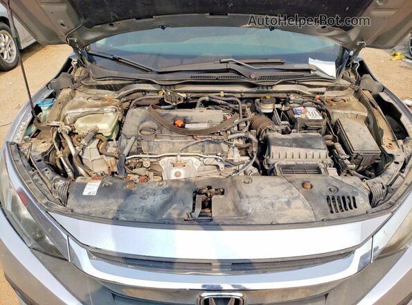 19XFC2F86HE055419 2017 HONDA CIVIC Silver Rear interior view