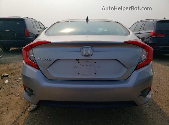 19XFC2F86HE055419 2017 HONDA CIVIC Silver Rear view