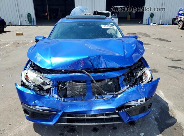 19XFC2F86JE015900 2018 HONDA CIVIC Blue Widok z przodu