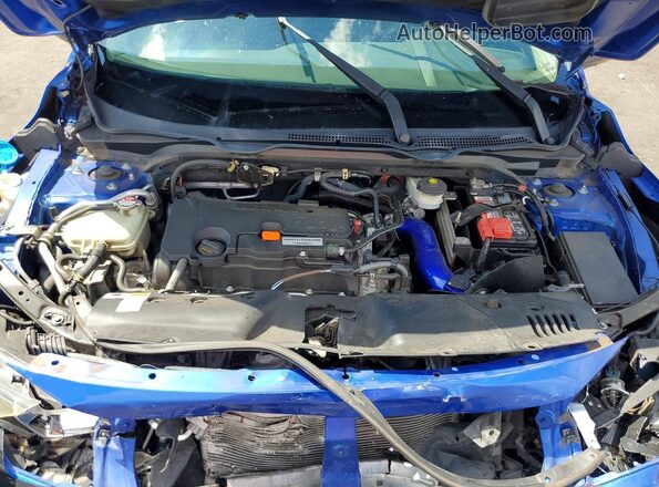 19XFC2F86JE015900 2018 HONDA CIVIC Blue Widok wnętrza z tyłu
