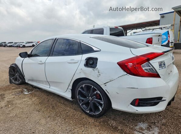 19XFC2F86KE004378 2019 HONDA CIVIC White Rear left
