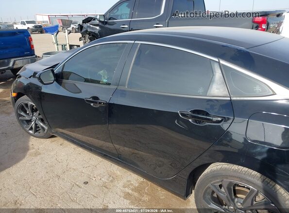 19XFC2F86KE014408 2019 HONDA CIVIC Black სალონის 360-გრადუსიანი ხედი