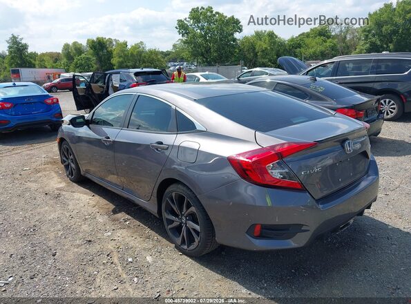 19XFC2F86KE023576 2019 HONDA CIVIC Gray Rear left