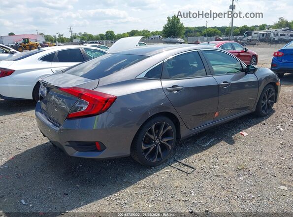 19XFC2F86KE023576 2019 HONDA CIVIC Gray Rear right