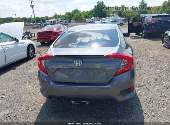 19XFC2F86KE023576 2019 HONDA CIVIC Gray 