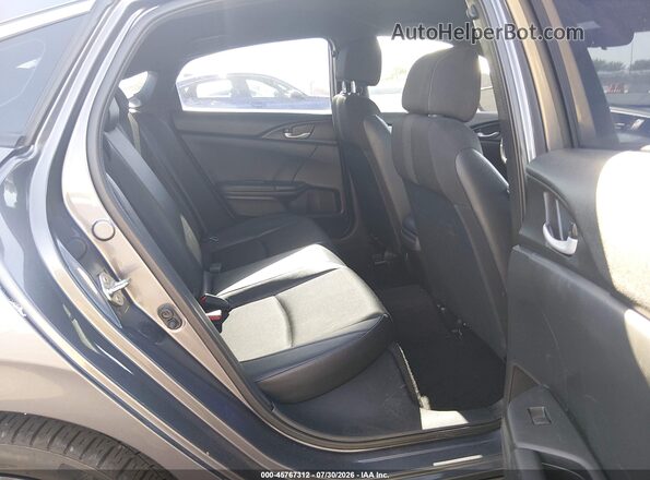 19XFC2F86KE035730 2019 HONDA CIVIC Gray VIN კოდის სტიკერის ხედი