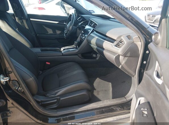 19XFC2F86KE211062 2019 HONDA CIVIC Black Front interior view