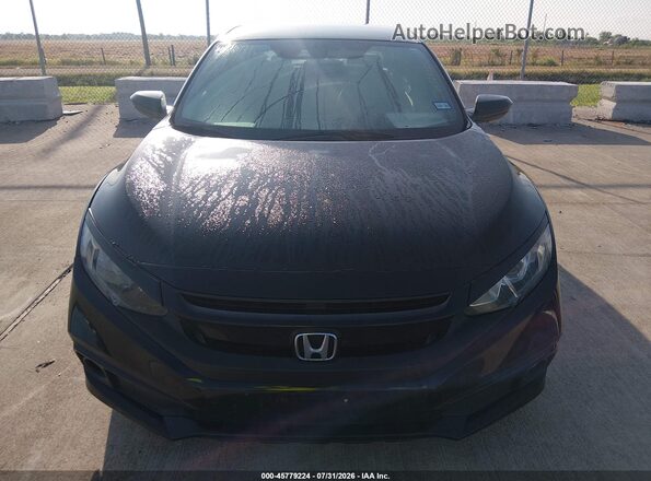 19XFC2F86KE211062 2019 HONDA CIVIC Black Front view