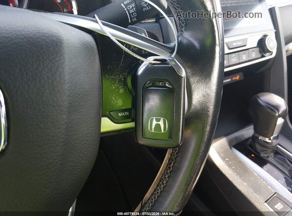 19XFC2F86KE211062 2019 HONDA CIVIC Black Dashboard view