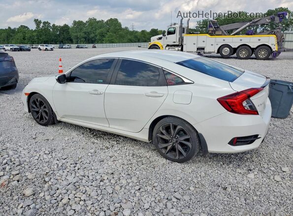 19XFC2F86ME001161 2021 HONDA CIVIC White Rear left