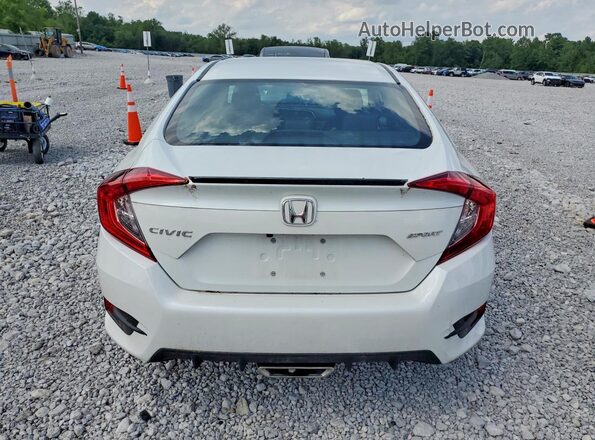 19XFC2F86ME001161 2021 HONDA CIVIC White Rear view