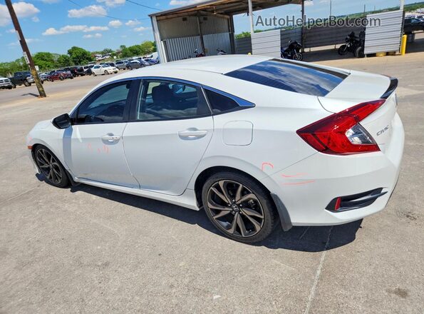 19XFC2F86ME004013 2021 HONDA CIVIC White Rear left