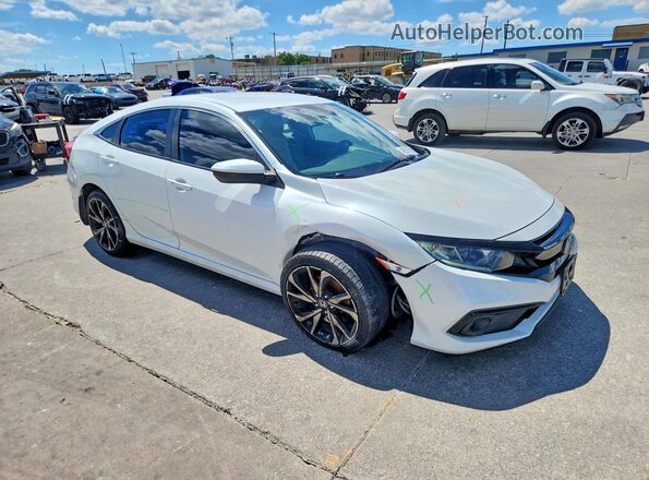 19XFC2F86ME004013 2021 HONDA CIVIC White Front right
