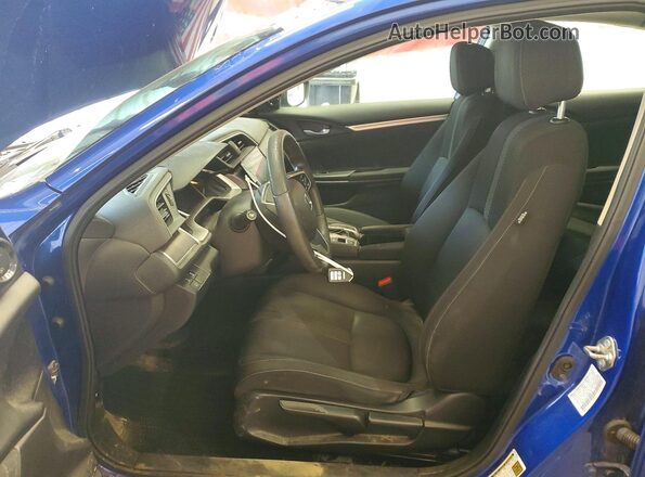 19XFC2F87HE005712 2017 HONDA CIVIC Blue Vista interior delantera