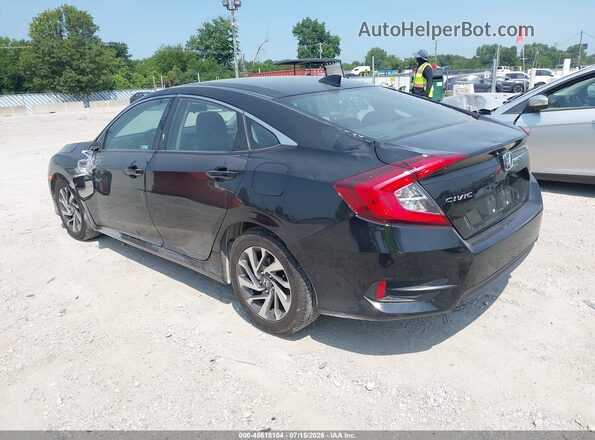 19XFC2F87HE007542 2017 HONDA CIVIC Black უკანა მარცხენა