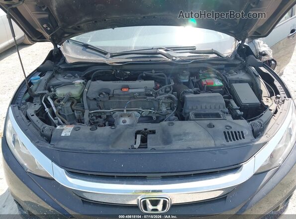 19XFC2F87HE007542 2017 HONDA CIVIC Black უკანა ხედი
