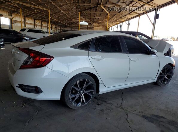 19XFC2F87KE008360 2019 HONDA CIVIC White Trasero derecho