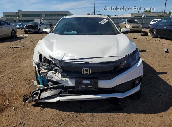 19XFC2F87KE023649 2019 HONDA CIVIC White Вид спереду