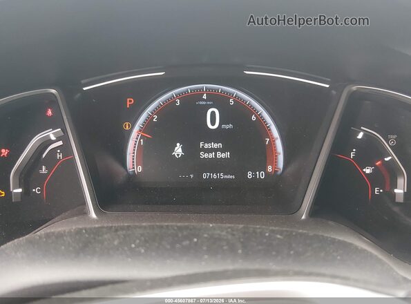 19XFC2F87LE000986 2020 HONDA CIVIC Silver Widok tylnych siedzeń