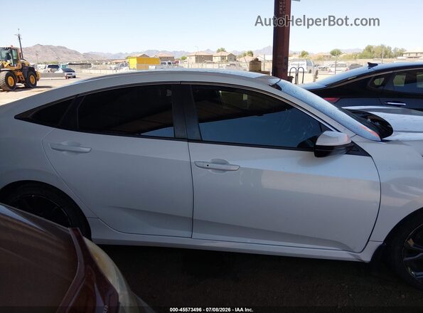 19XFC2F87LE008179 2020 HONDA CIVIC White უკანა სალონის ხედი