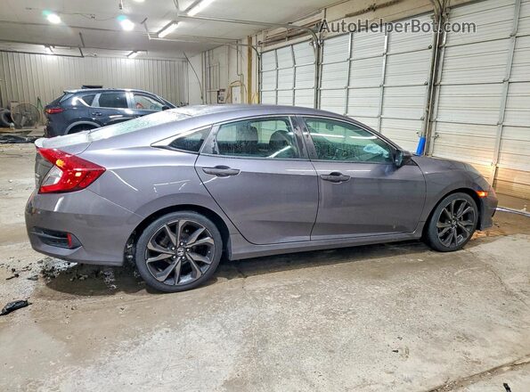 19XFC2F87LE011017 2020 HONDA CIVIC Gray Trasero derecho