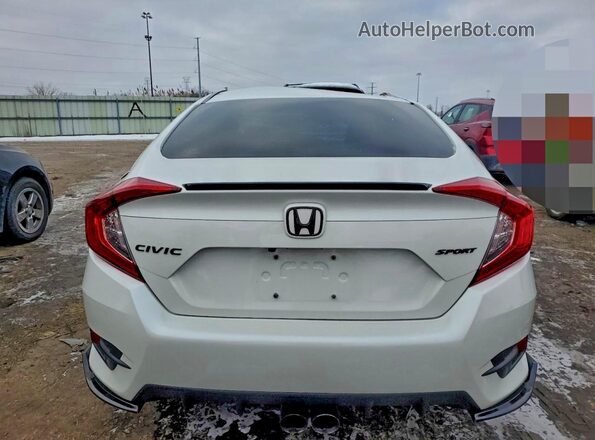 19XFC2F87LE025810 2020 HONDA CIVIC White უკანა ხედი