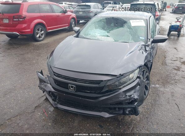 19XFC2F87ME202096 2021 HONDA CIVIC Gray წინა ხედი