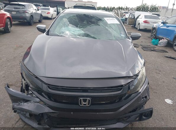 19XFC2F87ME202096 2021 HONDA CIVIC Gray ხელსაწყოთა პანელის ხედი