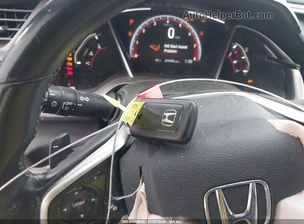 19XFC2F87ME202096 2021 HONDA CIVIC Gray წინა პანელის ხედი