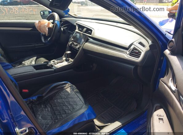 19XFC2F88KE001546 2019 HONDA CIVIC Blue Вид салону спереду
