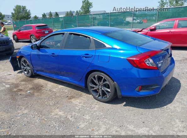 19XFC2F88KE001546 2019 HONDA CIVIC Blue Задня ліва чверть
