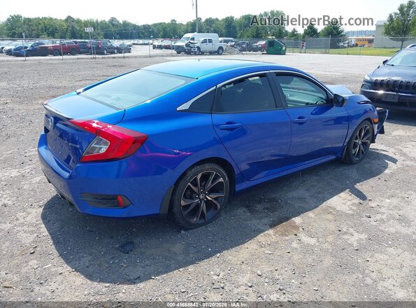 19XFC2F88KE001546 2019 HONDA CIVIC Blue Задня права чверть