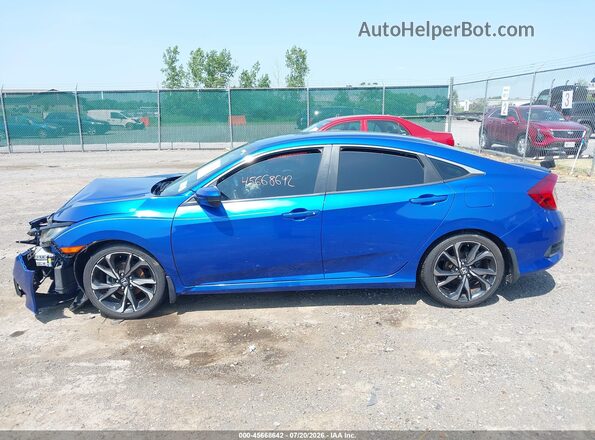 19XFC2F88KE001546 2019 HONDA CIVIC Blue Панорамний вид салону 360°