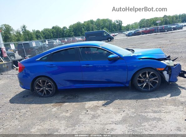 19XFC2F88KE001546 2019 HONDA CIVIC Blue Вид задньої частини салону