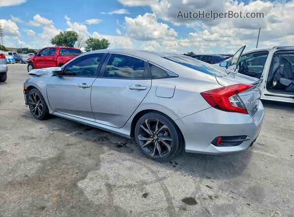 19XFC2F88KE002440 2019 HONDA CIVIC Silver Rear left