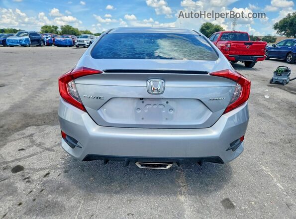 19XFC2F88KE002440 2019 HONDA CIVIC Silver Rear view