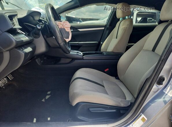 19XFC2F88KE002440 2019 HONDA CIVIC Silver Front interior view