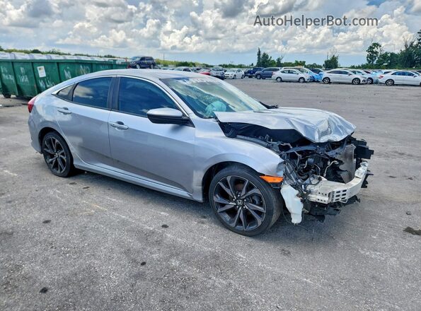 19XFC2F88KE002440 2019 HONDA CIVIC Silver Front right